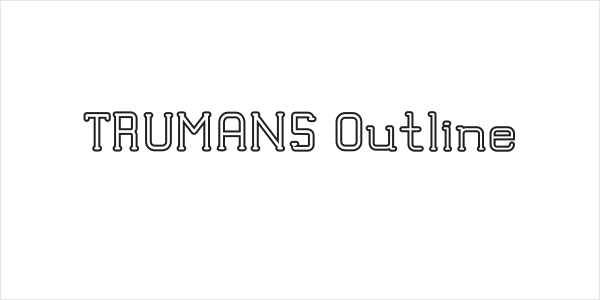 TRUMANS Outline Logo