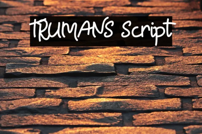 TRUMANS Script Example 1