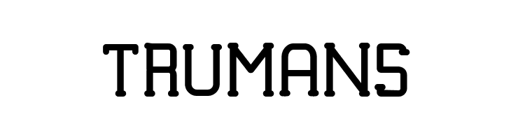 TRUMANS  Descarca Fonturi Gratis