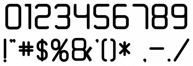 TRUMANS Font OTHER CHARS