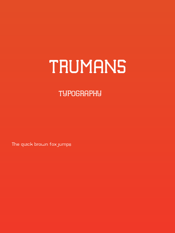 TRUMANS Poster