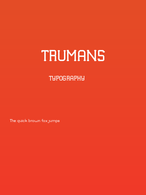 TRUMANS Poster
