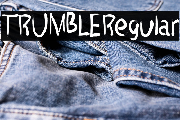 TRUMBLERegular Example 1