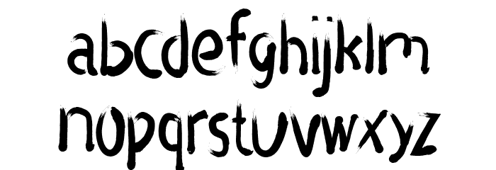 TRUMBLERegular Font LOWERCASE