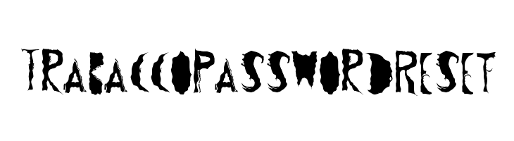 TrabaccoPasswordReset Schriftart