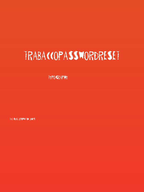 TrabaccoPasswordReset Poster