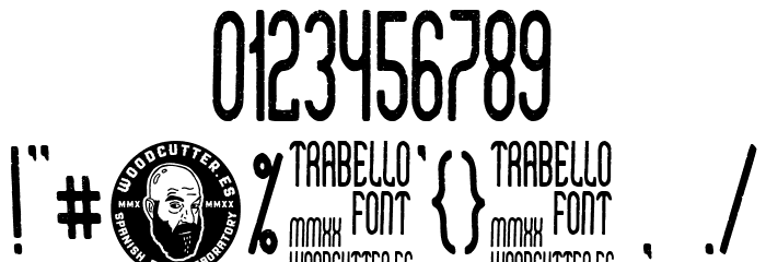 Trabello Font OTHER CHARS