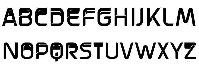 Traca Regular Font LOWERCASE