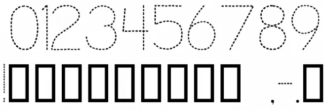 Trace Font for Kids Polices AUTRES CHARS