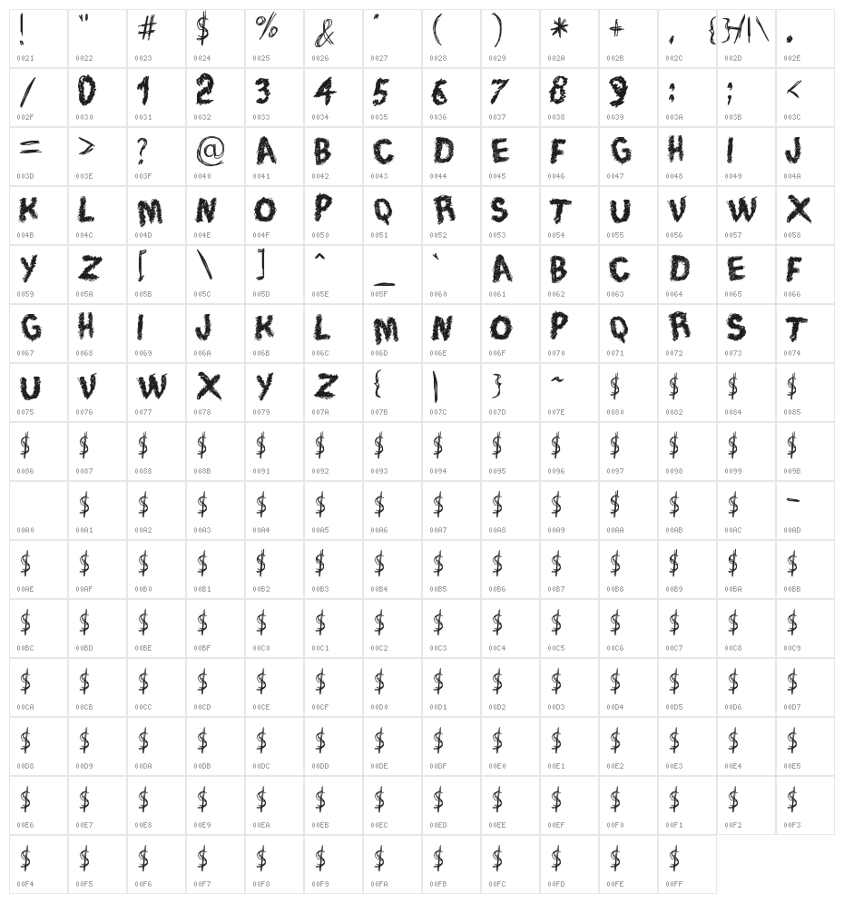 Trace of Rough Character Map