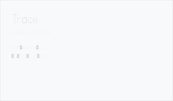 Trace Business Card