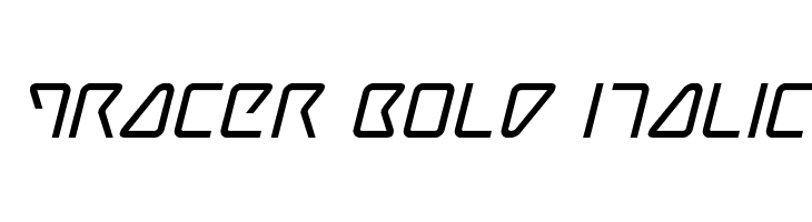 Tracer Bold Italic  免费字体下载