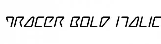 Tracer Bold Italic  नि: शुल्क फ़ॉन्ट्स डाउनलोड