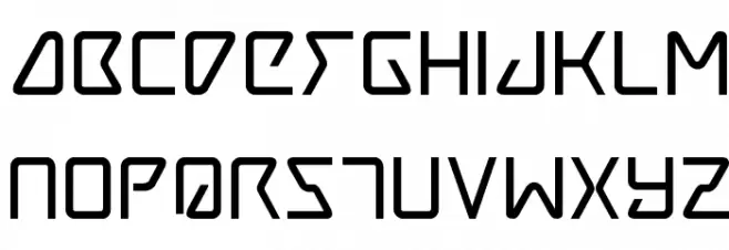 Tracer Bold 字体 小写