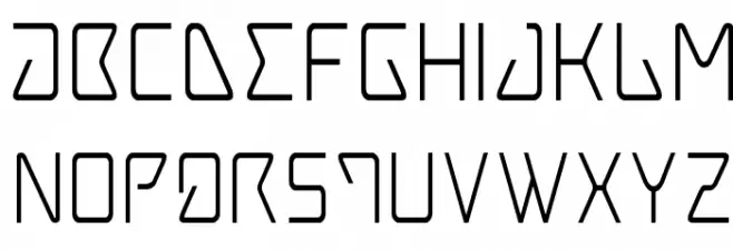 Tracer Condensed Polices MAJUSCULES