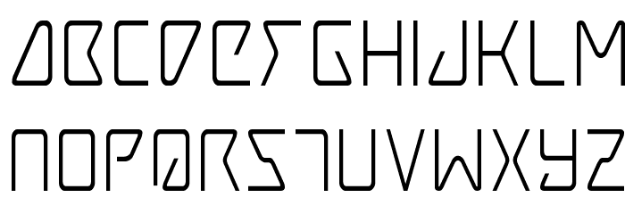 Tracer Condensed Font LOWERCASE