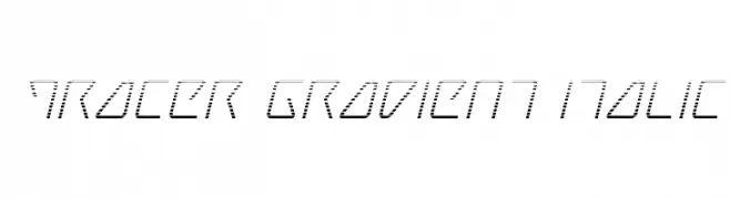 Tracer Gradient Italic  baixar fontes gratis