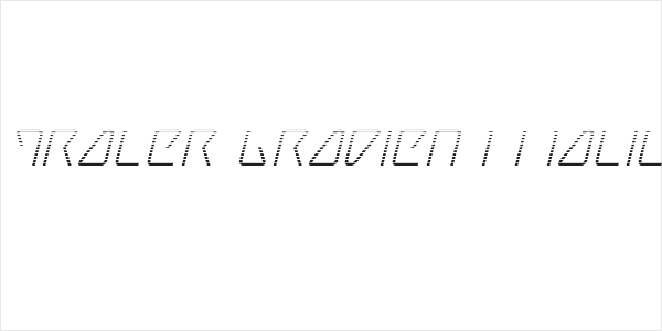 Tracer Gradient Italic Logo