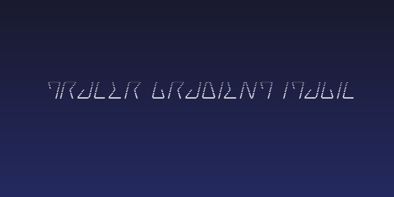 Tracer Gradient Italic Social Header