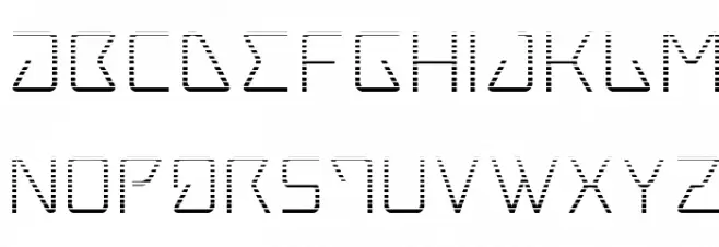 Tracer Gradient Schriftart Groß