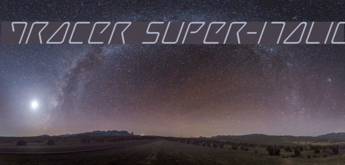 Tracer Super-Italic Example 2