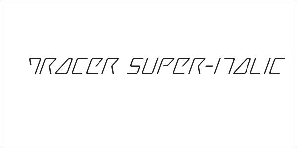 Tracer Super-Italic Logo
