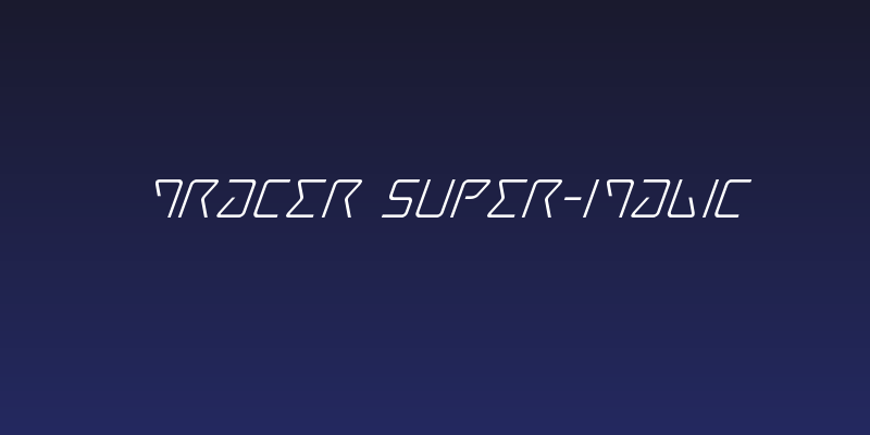 Tracer Super-Italic Social Header
