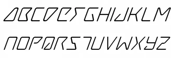 Tracer Super-Italic Caratteri MINUSCOLO