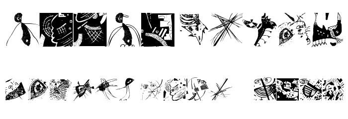 TracesOfKandinsky Font OTHER CHARS