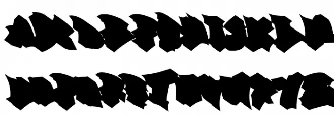 Track Junk Extrude Extrude Schriftart Gro&szlig;