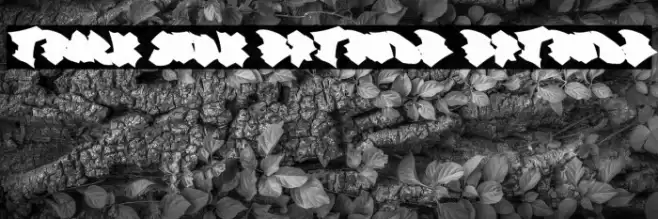 Track Junk Extrude Extrude Schriftart examples