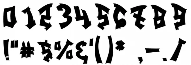 Track Junk Solid Fonte OUTROS PERSONAGENS