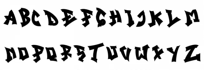 Track Junk Solid Fonte MAIÚSCULAS