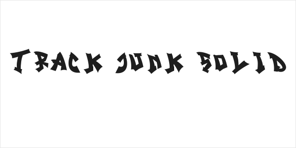 Track Junk Solid Logo