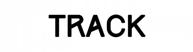 Track  Frei Schriftart Herunterladen