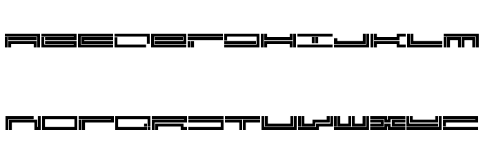 TrackManic Regular Font LOWERCASE
