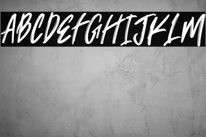 Trackers demo Font examples