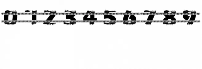 Trackers Font OTHER CHARS