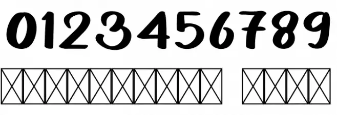 Trackers Font OTHER CHARS