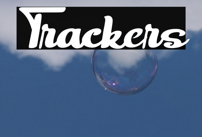 Trackers Font examples