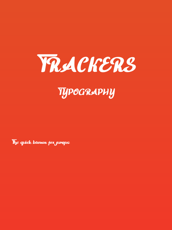 Trackers Poster