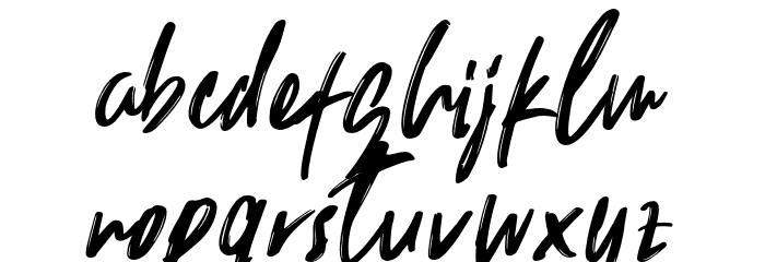 Trackersdemo Font LOWERCASE