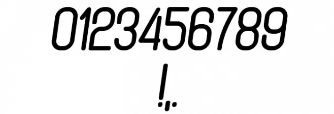 Tracking Black Italic Font OTHER CHARS