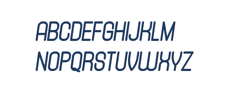 Tracking Black Italic Lowercase