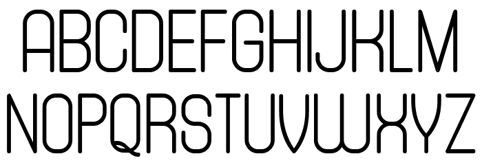 Tracking Bold Font LOWERCASE