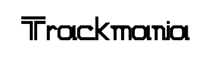 Trackmania  les polices de caractères gratuit tlcharger