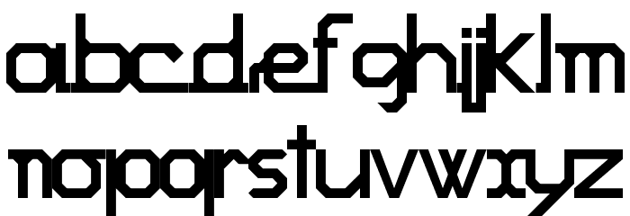 Trackmania Font LOWERCASE