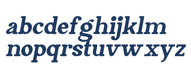 Trackwalker Demo Italic Lowercase