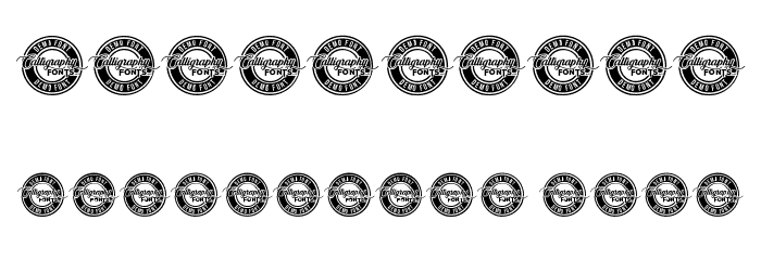 Trackwalker Demo Font OTHER CHARS
