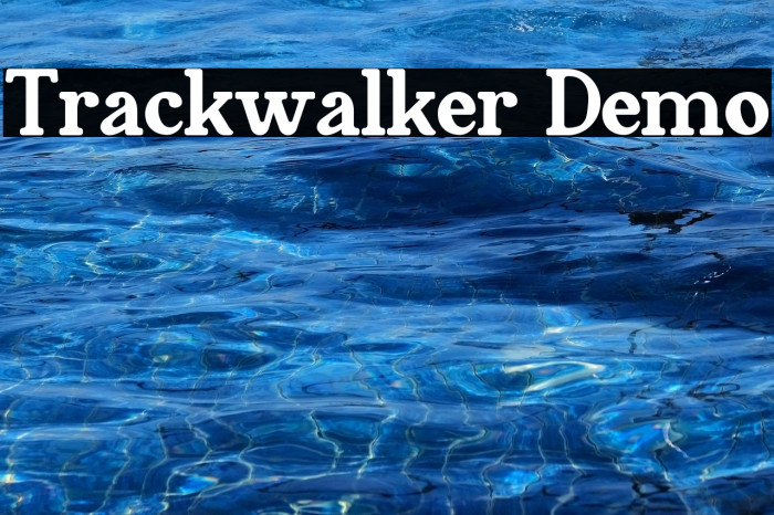 Trackwalker Demo Example 1
